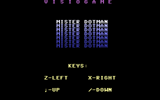 Mister Dotman Title Screenshot