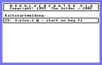 Modulgenerator V1.4 Screenshot