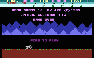 Moon Buggy Title Screenshot