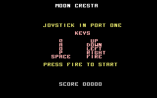 Moon Cresta Title Screenshot