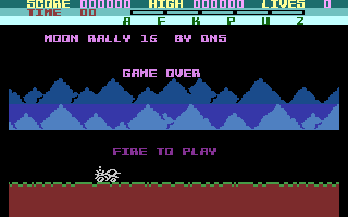 Moon Rally Title Screenshot