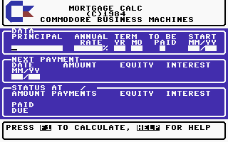 Mortgage Calc Screenshot