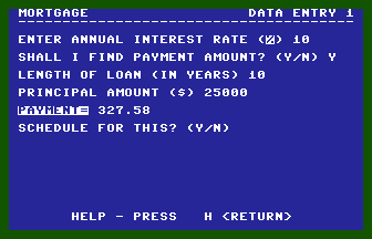 Mortgage Screenshot