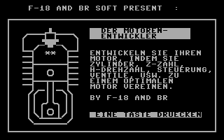 Motor Entwicklung Title Screenshot