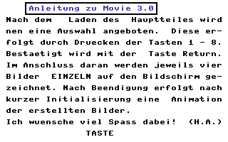 Movie 3.0 Title Screenshot