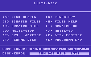 Multi-disk Screenshot