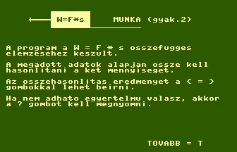 Munka (Gyak. 2) Title Screenshot