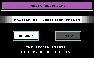 Music-recording Screenshot