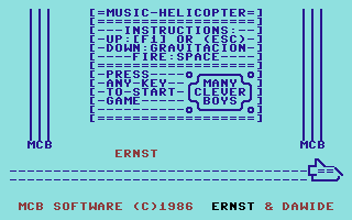 Music Helicopter Title Screenshot