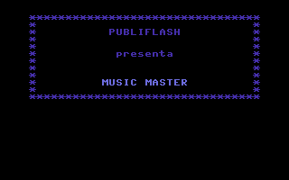 Music Master (Computer Set 6) Title Screenshot