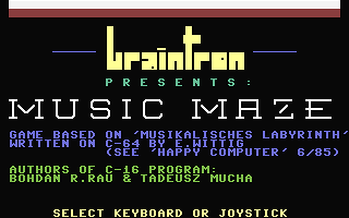 Music Maze Title Screenshot