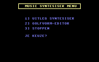 Music Syntesiser Title Screenshot