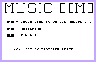 Musik-demo Screenshot