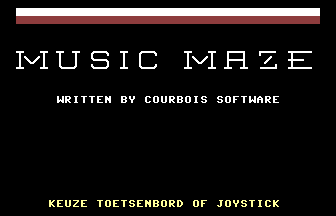 Muziek Maze Title Screenshot