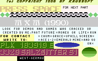 MXM (1990) Screenshot #2