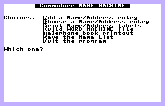 Name Machine Screenshot