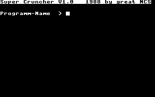 NCS Super Cruncher V1.0 Screenshot