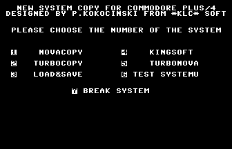 New System Copy Screenshot
