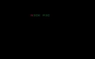 Nick-pic Title Screenshot