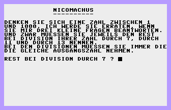 Nicomachus Screenshot