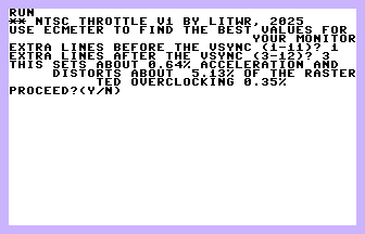 NTSC Throttle Screenshot