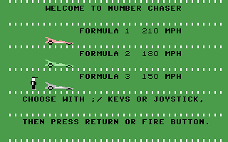 Number Chaser Title Screenshot