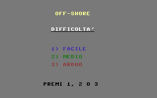 Off-shore Title Screenshot