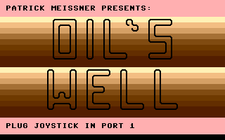 Oil's Well Title Screenshot