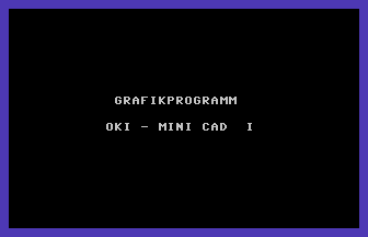 Oki-Mini Cad I Title Screenshot