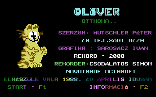 Oliver Otthona Title Screenshot