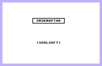 Öröknaptár (Soolsoft) Title Screenshot