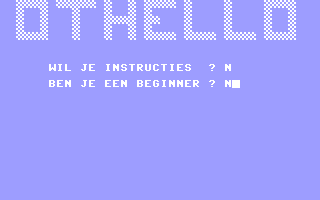 Othello (Courbois) Title Screenshot
