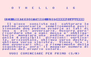 Othello (Mantra) Title Screenshot