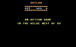 Outlaw Title Screenshot