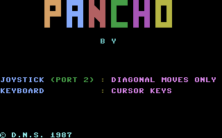 Pancho (Byte Games 12) Title Screenshot