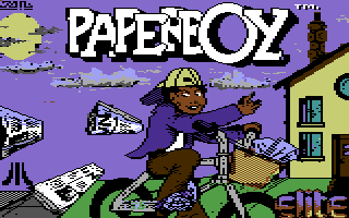 Paperboy+ Title Screenshot