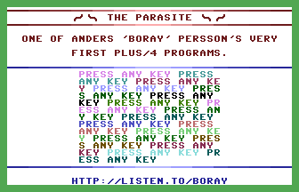 Parasite Title Screenshot