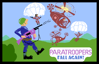 Paratroopers Fall Again! Title Screenshot