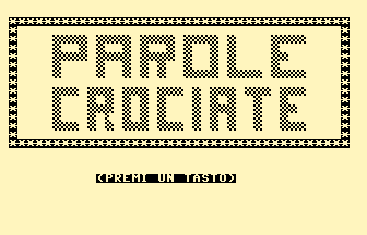 Parole Crociate Title Screenshot