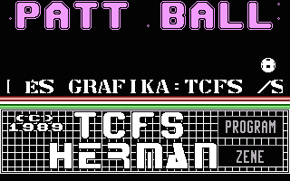 Patt Ball Title Screenshot