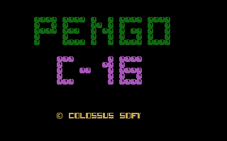 Pengo C-16 Title Screenshot