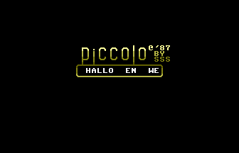 Piccolo Title Screenshot