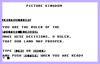 Picture Kingdom Title Screenshot