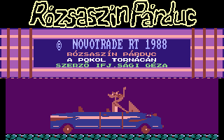 Rózsaszín Párduc Title Screenshot