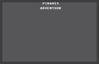 Piramis Adventour Title Screenshot