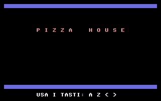Pizza House Title Screenshot