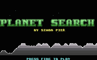 Planet Search Title Screenshot