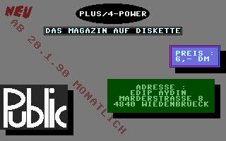 Plus4-power Demo Screenshot