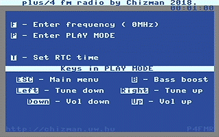 Plus/4 FM Radio Screenshot