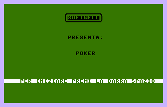 Poker (Softwell) Title Screenshot